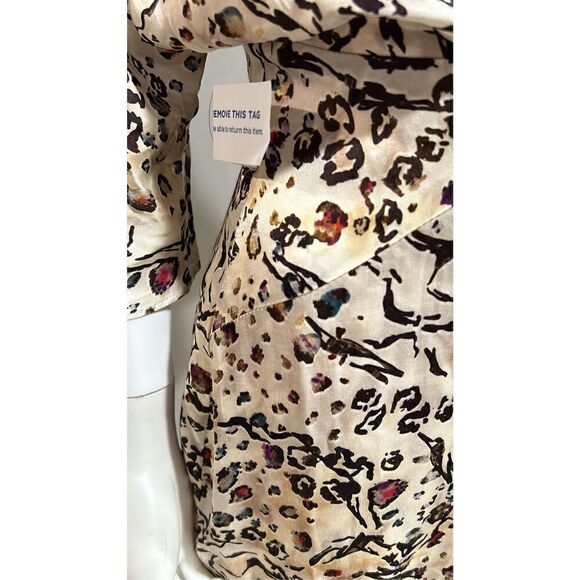 FAME and Partners Sayge Animal Print Midi Dress Size 8 - Picture 7 of 12